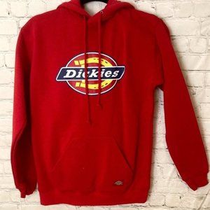 Dickies red hoodie with kangaroo pocket